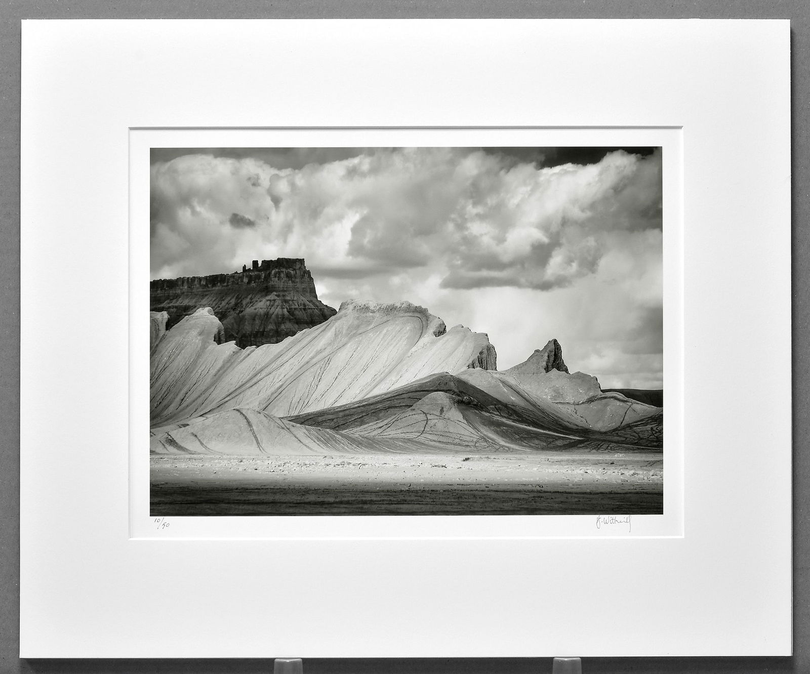 Huntington Witherill (1949-) Signed 2018 Bentonite Hills, Caineville Ut. 10"x13.25" Photograph 10/50 (1 of 3)