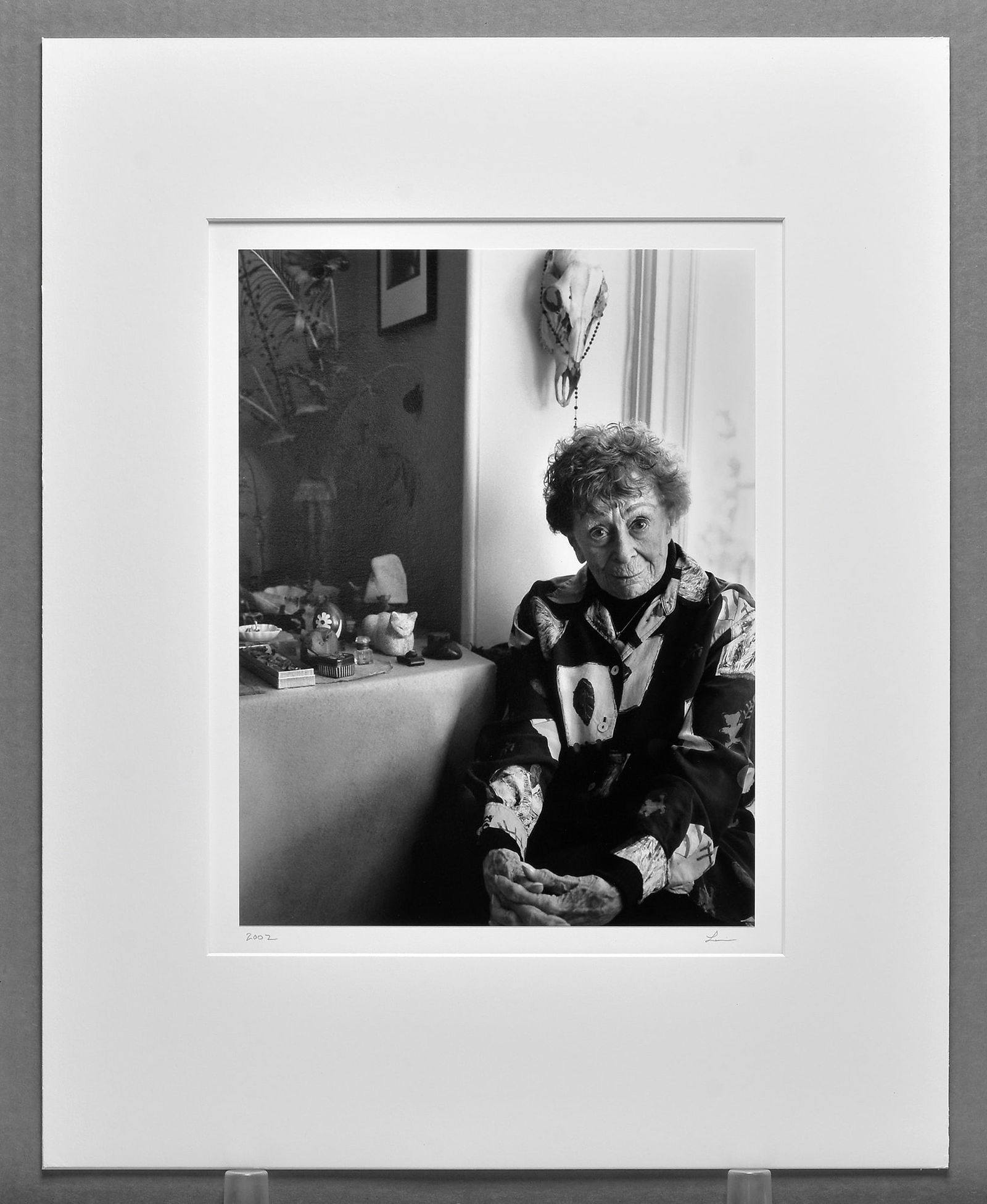 Russell Levin (1954- ) Signed 2002 Portrait of Ruth Bernhard 12"x9" Photograph #2/12 (1 of 2)