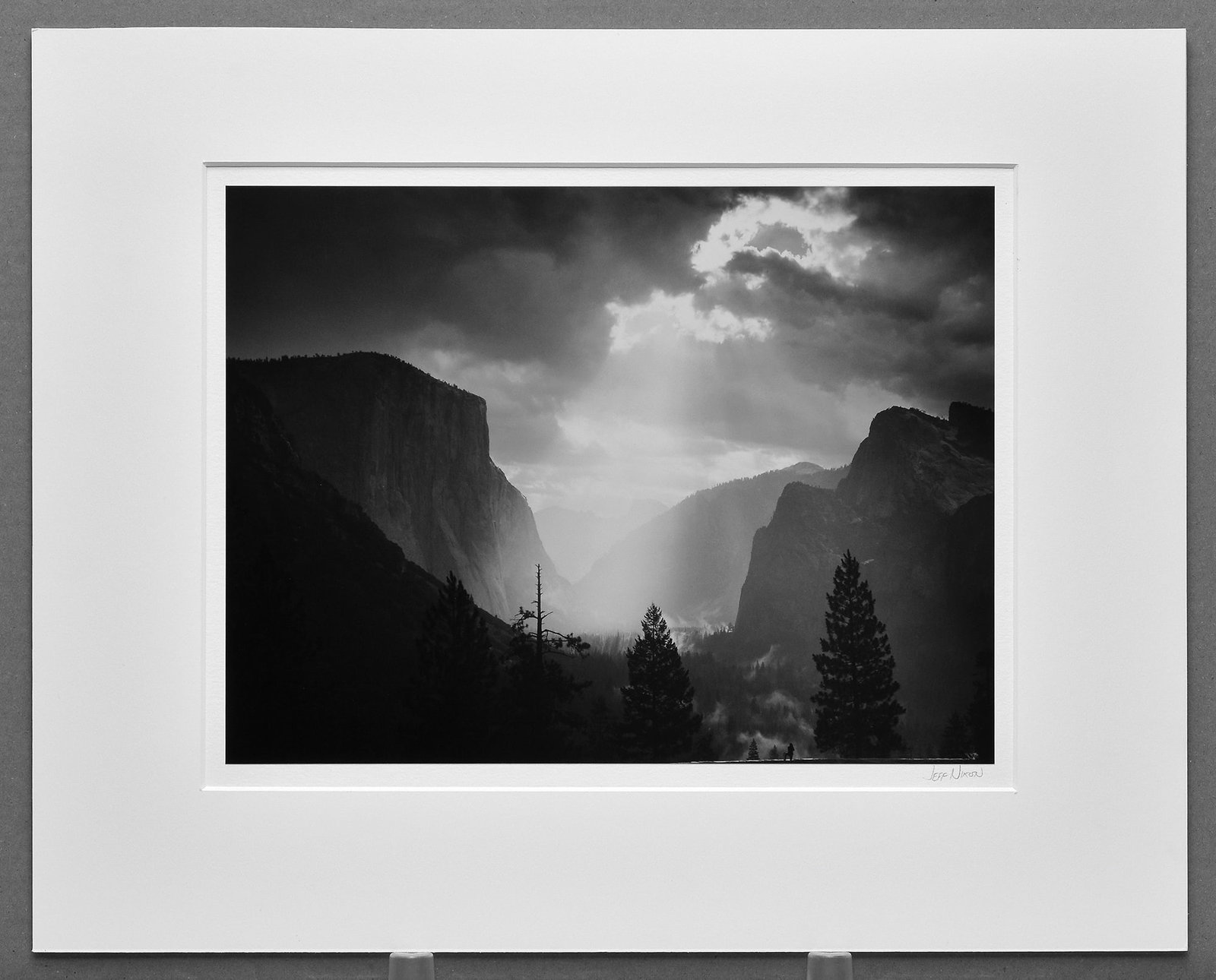 Jeff Nixon (1952-2022) Yosemite Valley, Morning Storm c1980 Photograph 10"x13.25" Vintage! (1 of 3)
