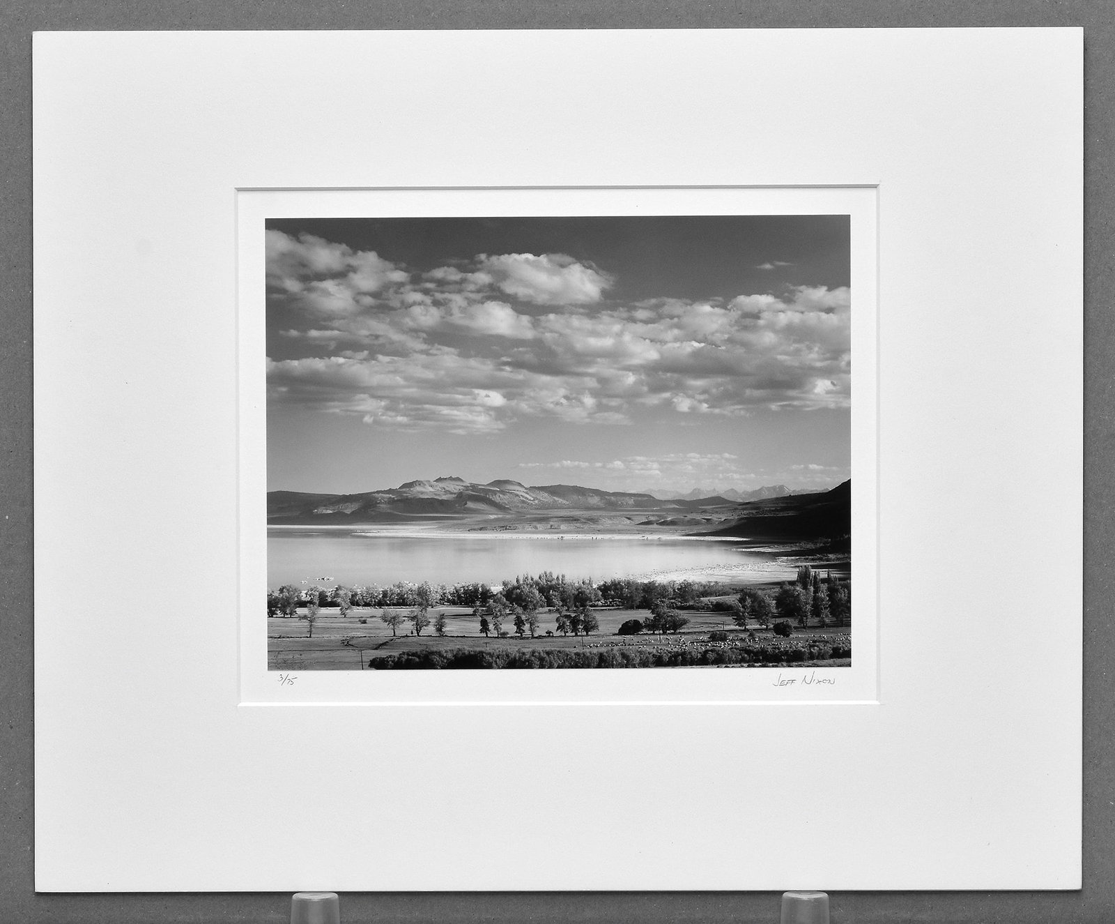 Jeff Nixon (1952-2022) Mono Lake, Clouds C1980s Photograph 7.5"x9.5" (1 of 3)
