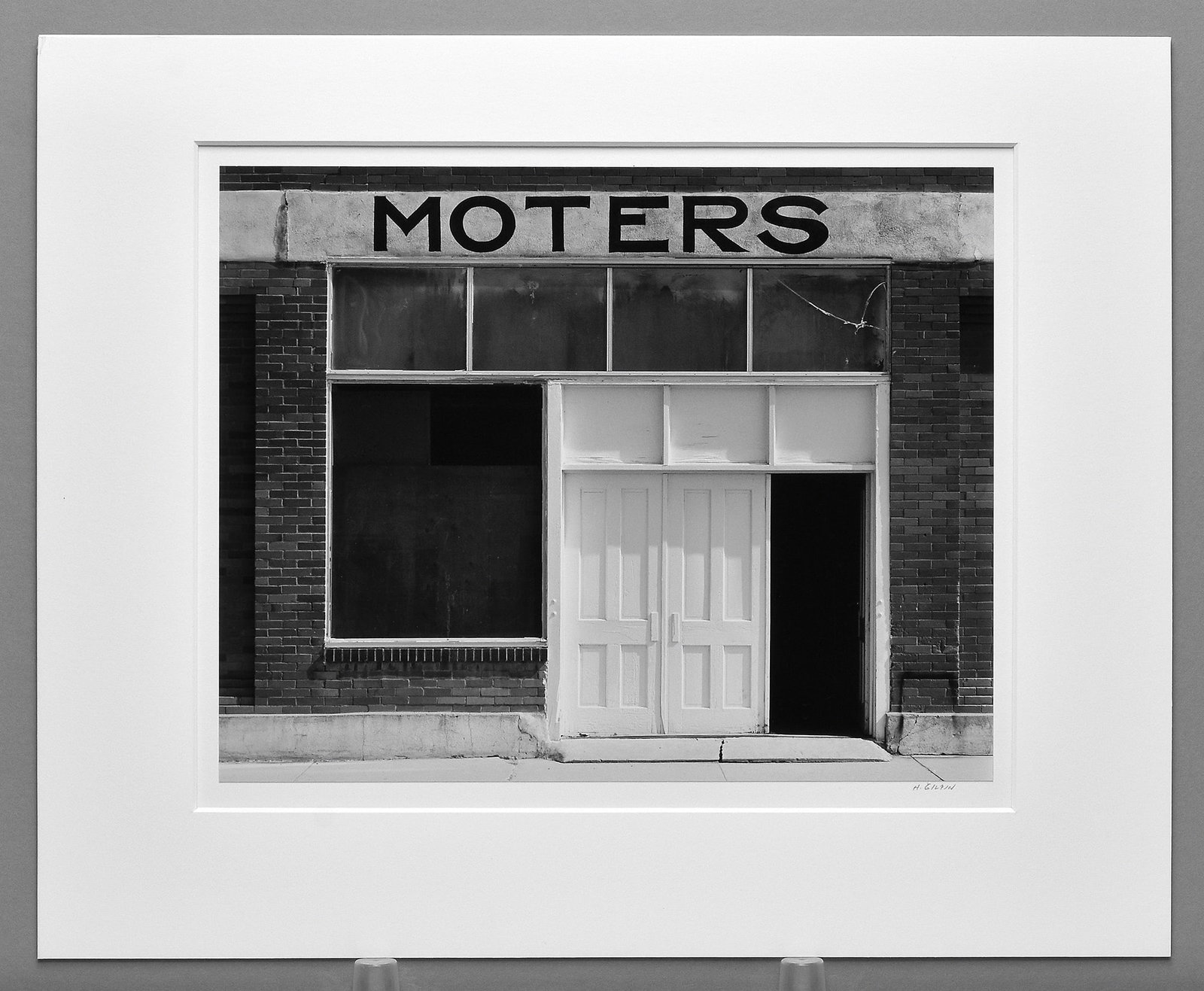 Henry Gilpin (1922-2011) Moters, White Door, 1975 Photograph 10.5"x13.5" - Early Gilpin! (1 of 3)