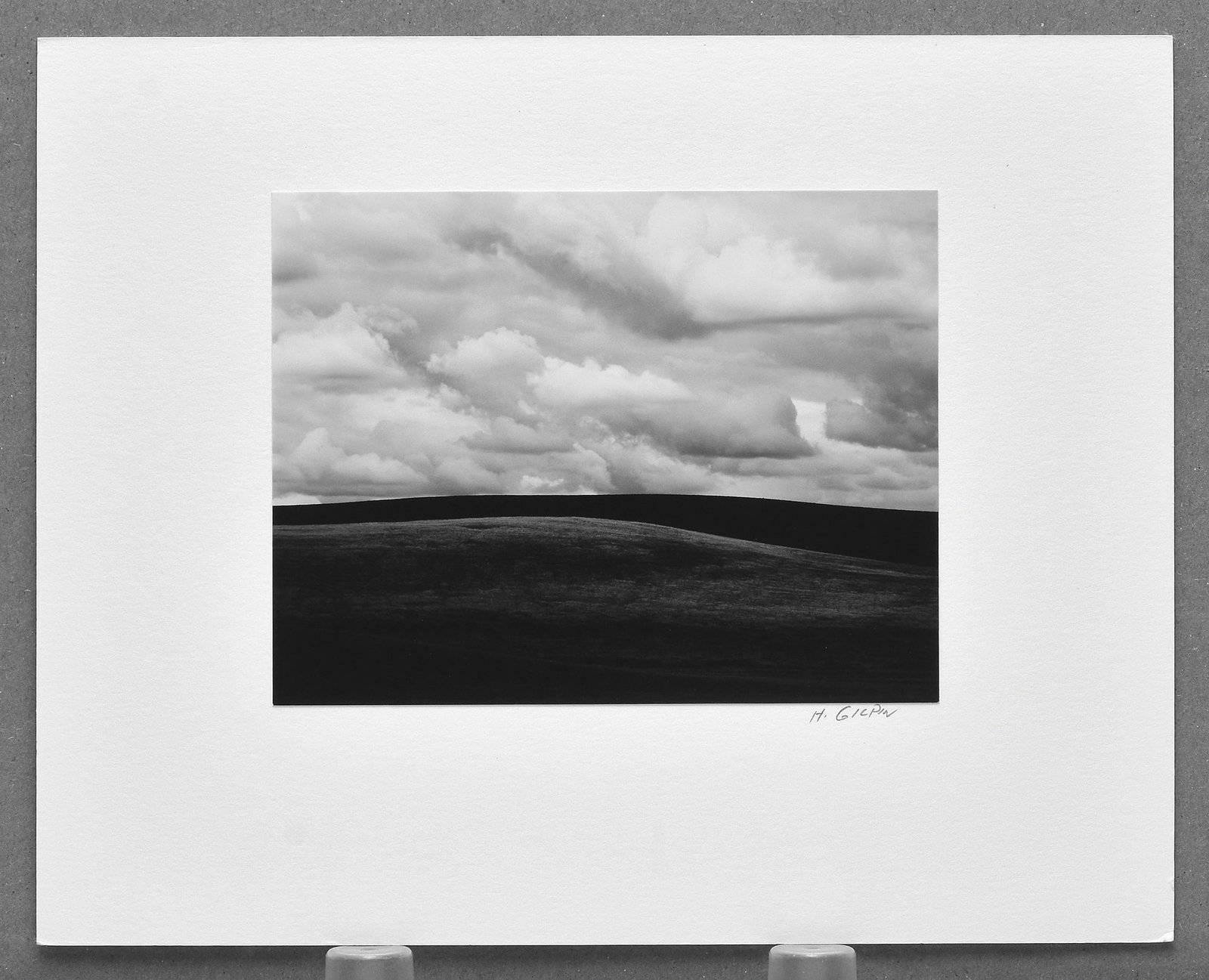 Henry Gilpin (1922-2011) Storm Clouds & Hills, California Photograph 4.5"x5.75" - Rare Size! (1 of 3)