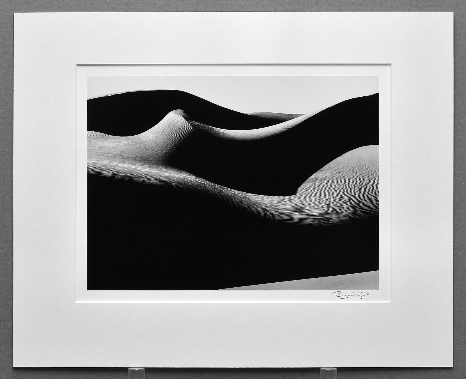 Ryuijie (1950- ) Sand Dune Detail, Oceano, Ca, 1997 Photograph 9.75"x13.25" - Classic Ryuijie! (1 of 2)