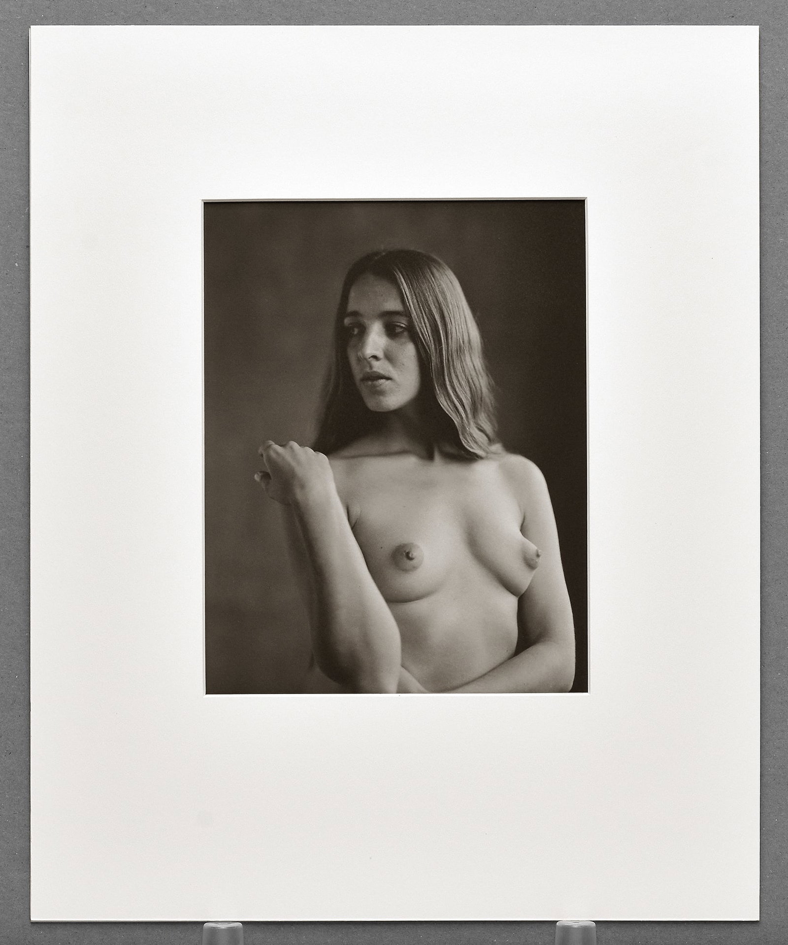 Ray Bidegain (1959 -) Studio Figure Study, 2018 Platinum Photograph 9.5"x7.5" - Stunning Portrait! (1 of 3)