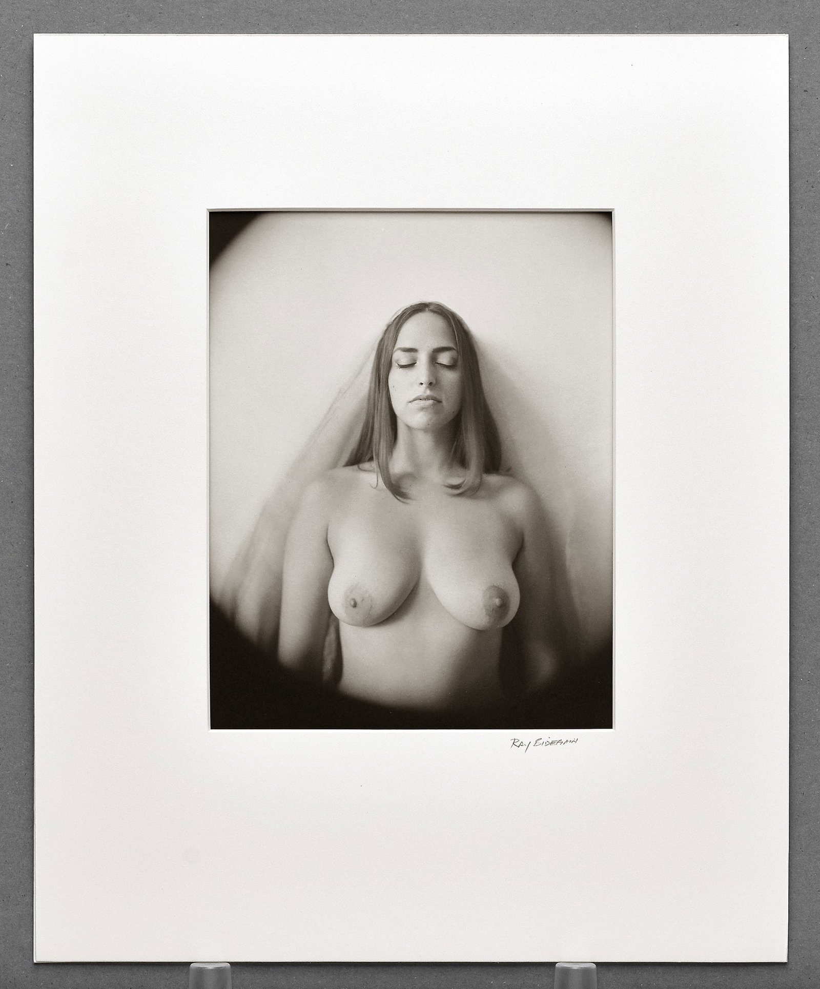Ray Bidegain (1959 -) Dreaming Figure Study, 2019 Platinum Photograph 9.5"x7.5" - Stunning Portrait! (1 of 3)