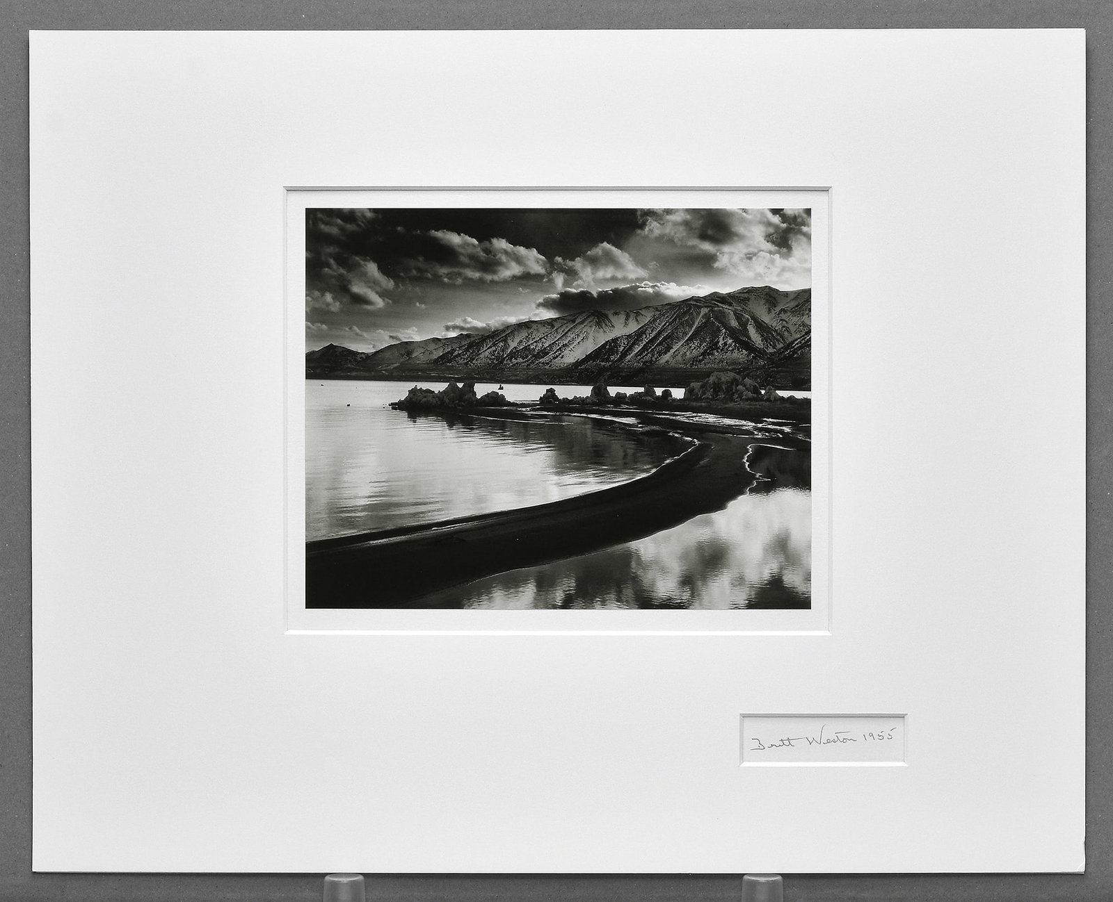 Brett Weston (1911–1993) Mono Lake, California 1955 Photograph 7.5"x9.5" - Classic Weston! (1 of 4)