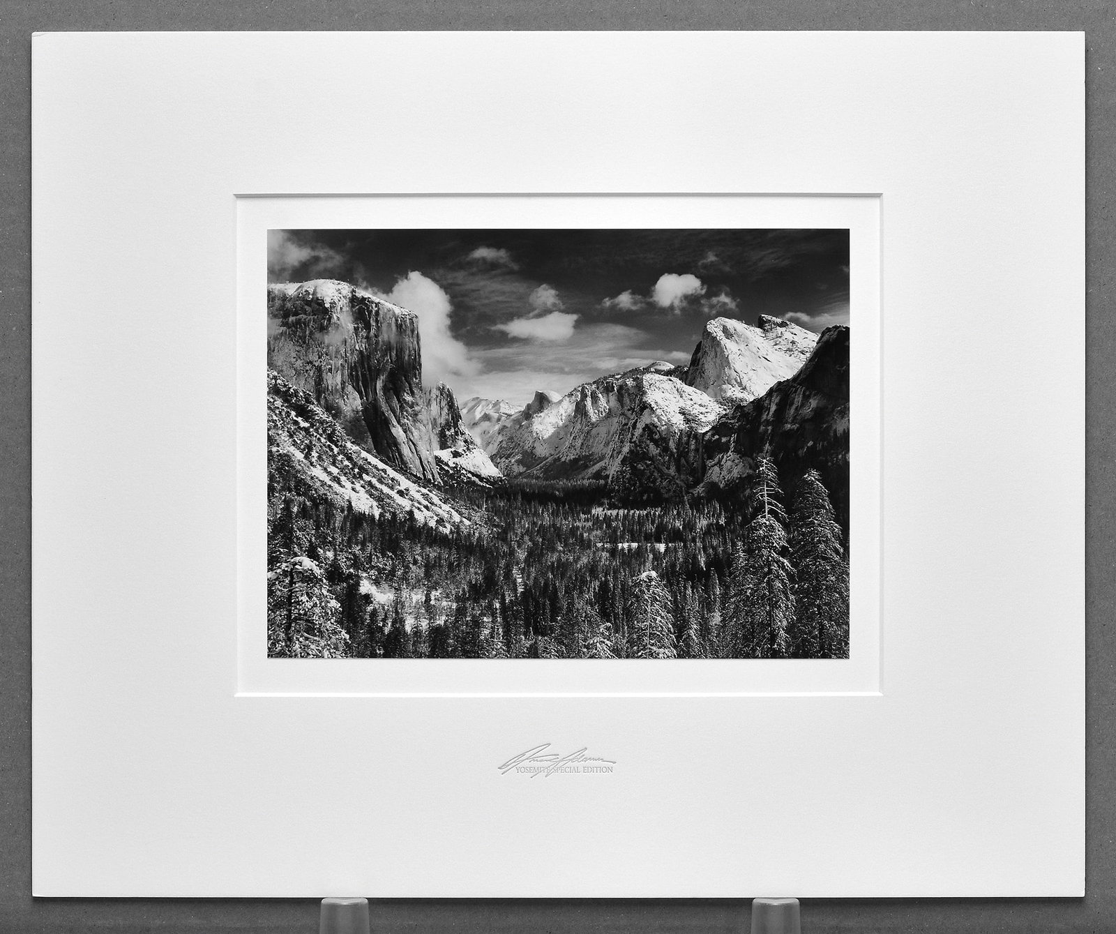 Ansel Adams - Yosemite Valley from Inspiration Point Photograph 7"x9.25" Printed by Alan Ross (1 of 5)
