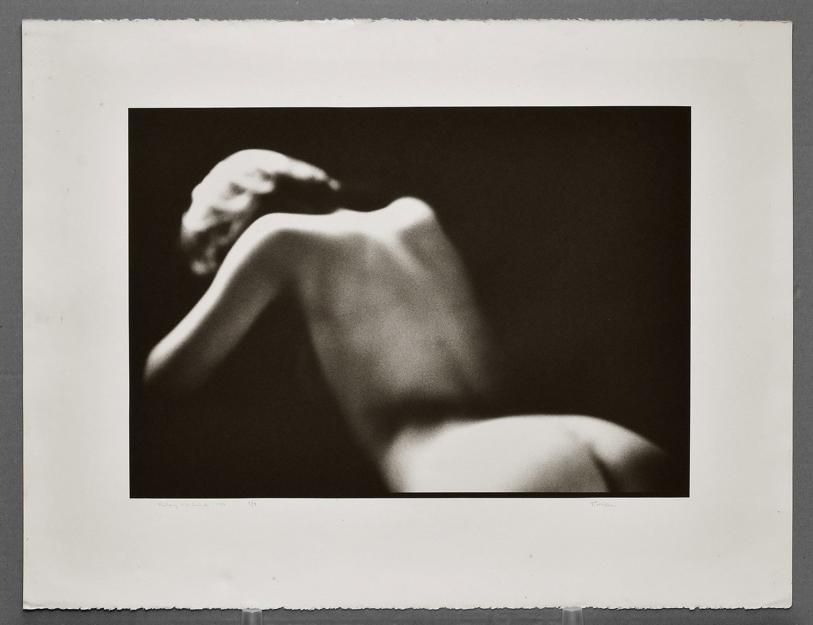 Tom Millea (1944-2015) Hillary, 1989 Platinum Photograph 14.5"x21.5" - Very Rare - Oversized! (1 of 2)