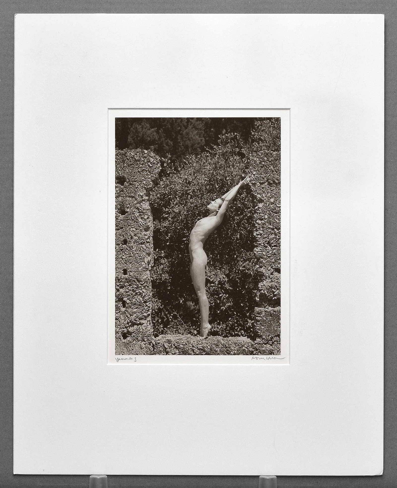 Norm La Coe (1932-2023) Yesmin - Wild & Free, 2005 Platinum Photograph 10.25"x7": A beautifully rendered platinum photograph by Norm La Coe, celebrating the timeless connection between the human form and the natural landscape. Yesmin – Wild & Free (2005) is a striking example of 