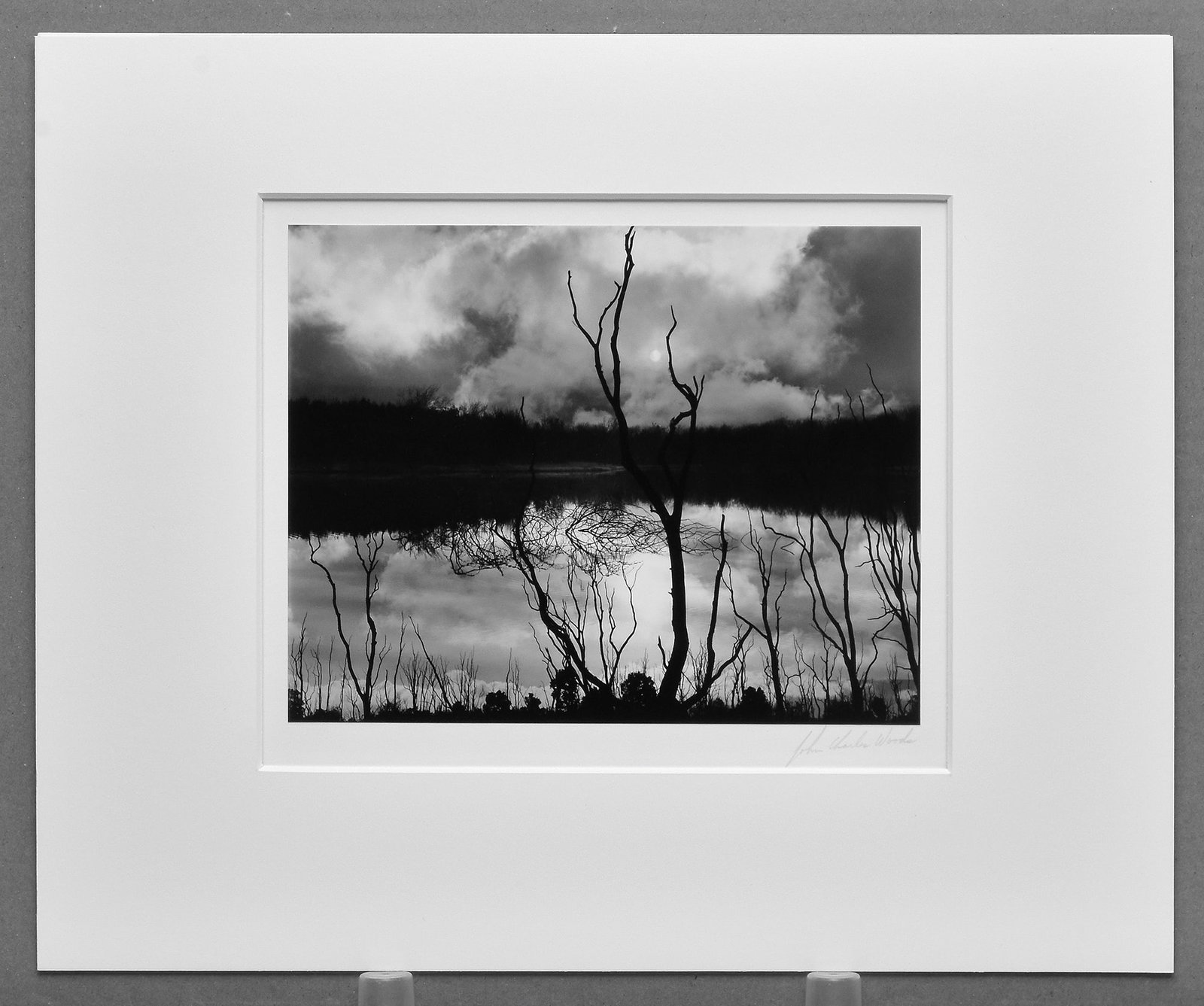 John Charles Woods (1952 -) Pond - Missouri, 1981 Photograph 7"x9" (1 of 3)