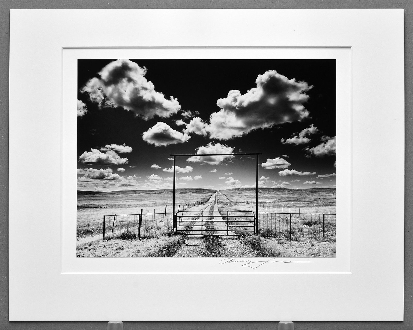 Roman Loranc (1956-) Private Road with Clouds, 1993 Photograph 10"x13" - Sold Out Years Ago! (1 of 3)