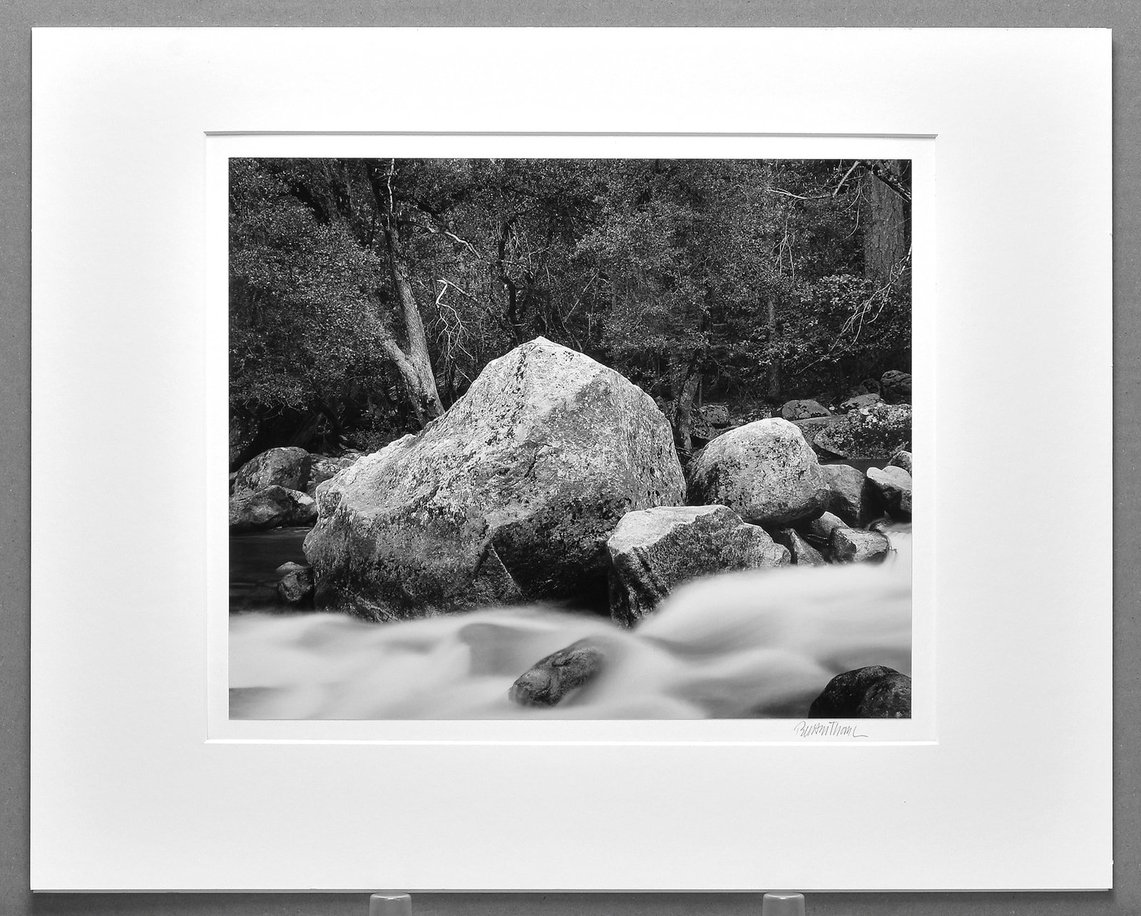 Brett Thomas (1955- ) Happy Isle - Yosemite. Ca, 2007 Photograph 10.25"x13.5" (1 of 3)