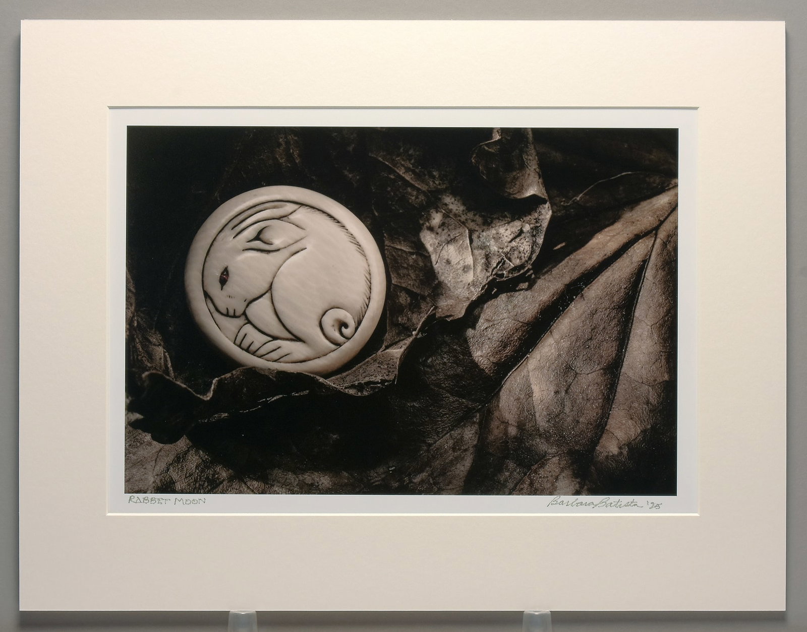 Barbara Moon Batista (1947-) Rabbet Moon, 2025 Photograph 10.25"x15.25" (1 of 2)