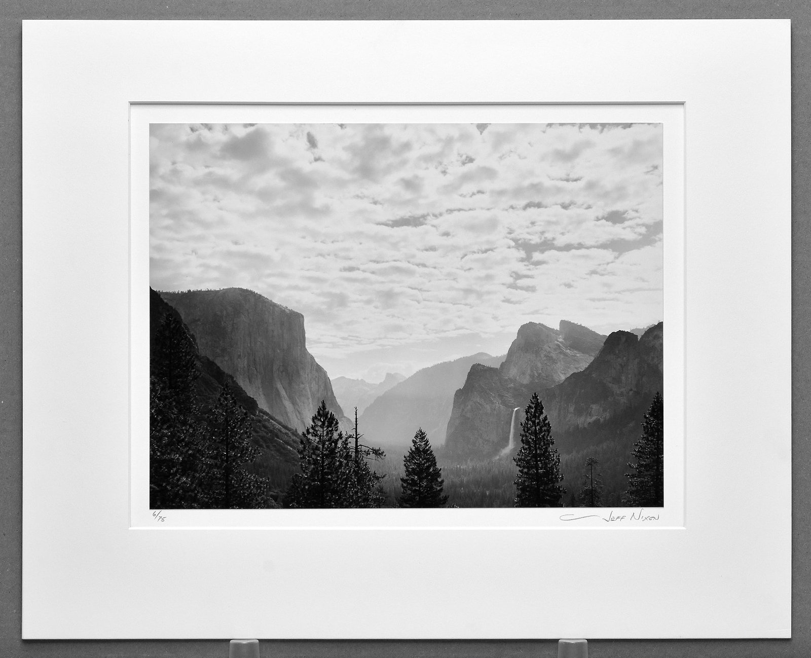 Jeff Nixon (1952 - 2022) Yosemite Valley, Summer Clouds C1980s Photograph 9.75"x13.25" (1 of 3)