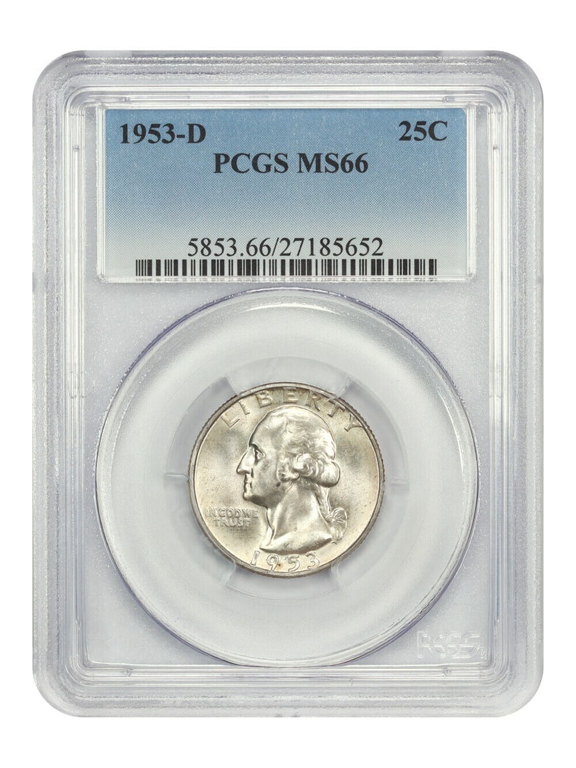 1953-D 25C PCGS MS66 - Washington Quarter (1 of 2)