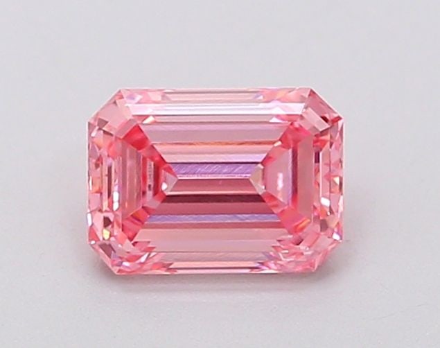 EMERALD 0.6ct Fancy Vivid Pink VS2 - Unset Diamond (1 of 1)