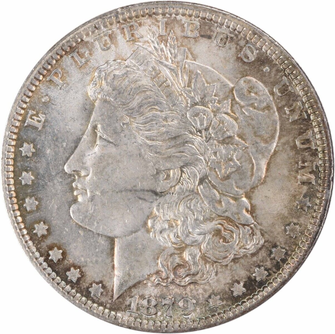 1879 Morgan Silver Dollar Choice BU Toned (1 of 2)