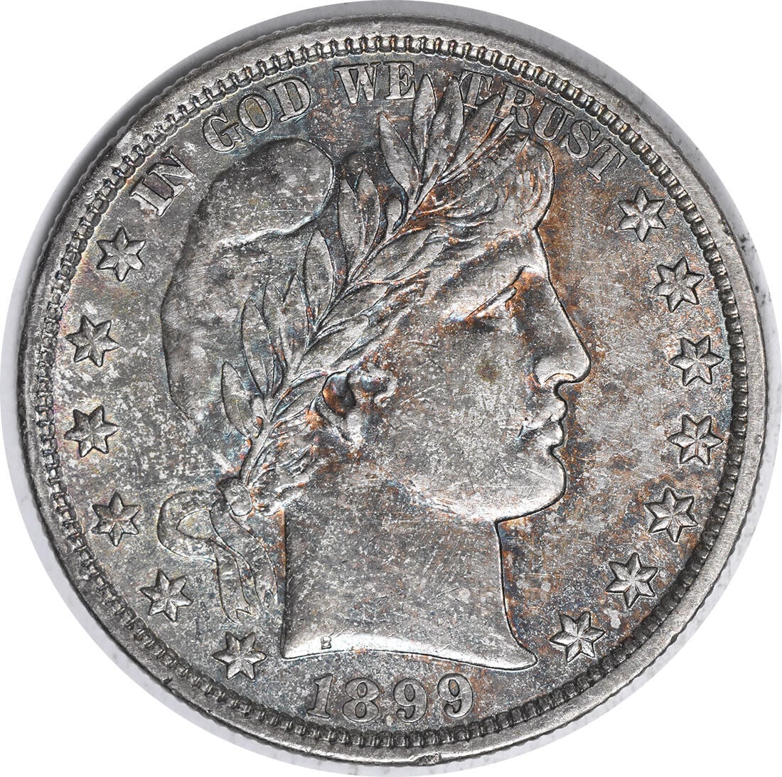 1899 Barber Silver Half Dollar AU Uncertified #926 (1 of 2)