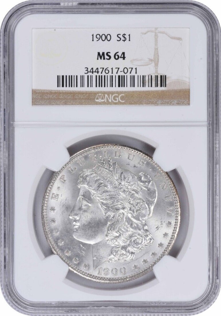 1900 Morgan Silver Dollar MS64 NGC (1 of 1)