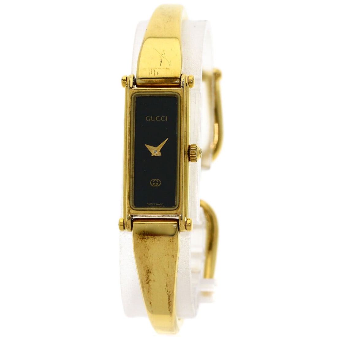 GUCCI Square face Watches 1500L Gold Plated/Gold (1 of 6)