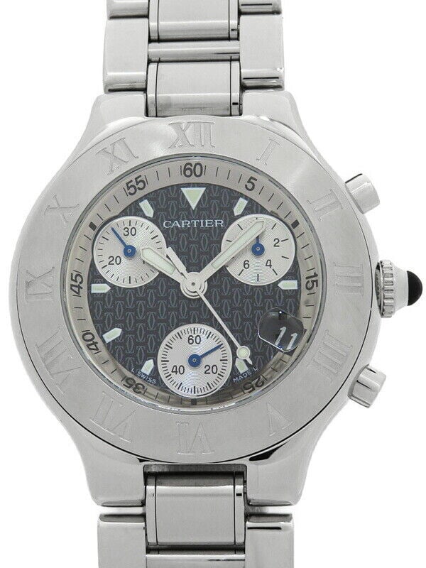 Cartier vantian 21 chronoscaph lm w10172t2 black (1 of 6)