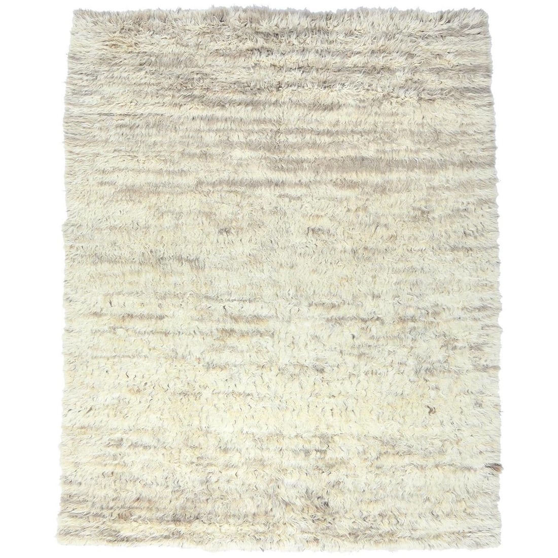 8'1"x10'1" Ivory Moroccan Berber Soft Wool Hand: Style: Berber Type: Indoor Material: Wool Color: Ivory Item Length: 121 Item Width: 97 Rug Type: Hand Knotted Pile: Wool Shape: Rectangular Field Color: Ivory Size: 8"1" x 10"1" / 246 CM X 307 CM Age: