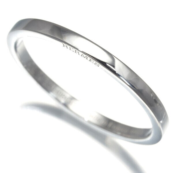 HERMES Ring Wedding Band EU57 950 Platinum (1 of 4)
