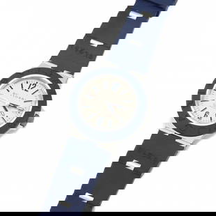 BVLGARI Tricolor Limited edition of 1000 pieces: Movement: Automatic Winding Material: Rubber / Aluminum Dial Color: White Type: Wrist watch Display: Analog Display At SEUYCO, we strive to provide detailed and accurate descriptions of all items