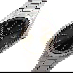GRAND SEIKO Quartz STGF327 Silver Case Size 29mm: Band Size: NA Case Material: NA Band Material: NA Type: Wristwatch Case Size: 29mm Movement: Quartz Color: Silver At SEUYCO, we strive to provide detailed and accurate descriptions of all items
