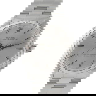 ROLEX Oyster Perpetual 1003 Silver Case: 34.0mm: Type: Wristwatch At SEUYCO, we strive to provide detailed and accurate descriptions of all items listed for auction. The condition of each item is carefully evaluated by our expert partners. We
