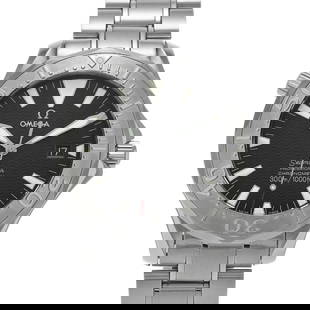 OMEGA Seamaster Professional 300 2230.50 Black: Type: Wristwatch Band Size: 20.5cm Case Size: 39.3x39.3mm Movement: Automatic Band Material: Stainless Case Material: Sapphire Crystal Color: Black At SEUYCO, we strive to provide detailed and