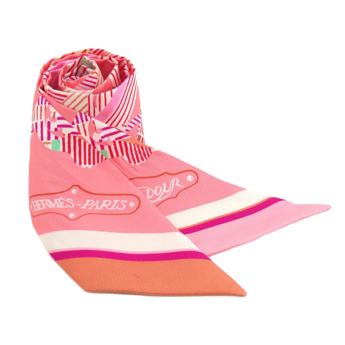 HERMES Scarf Twilly Silk (1 of 6)