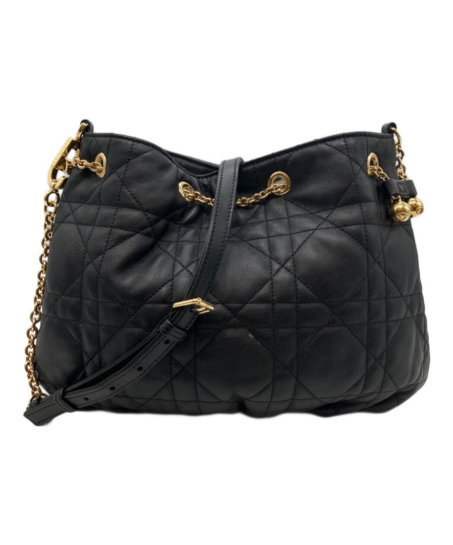 Christian Dior AMMI Leather Chain Shoulder Bag: Exterior Material: Leather Exterior Color: Black Size: H:21.0cm / W:31.0cm Style: Handbag SEUYCO is committed to providing accurate and detailed information about all items listed in our auctions. We