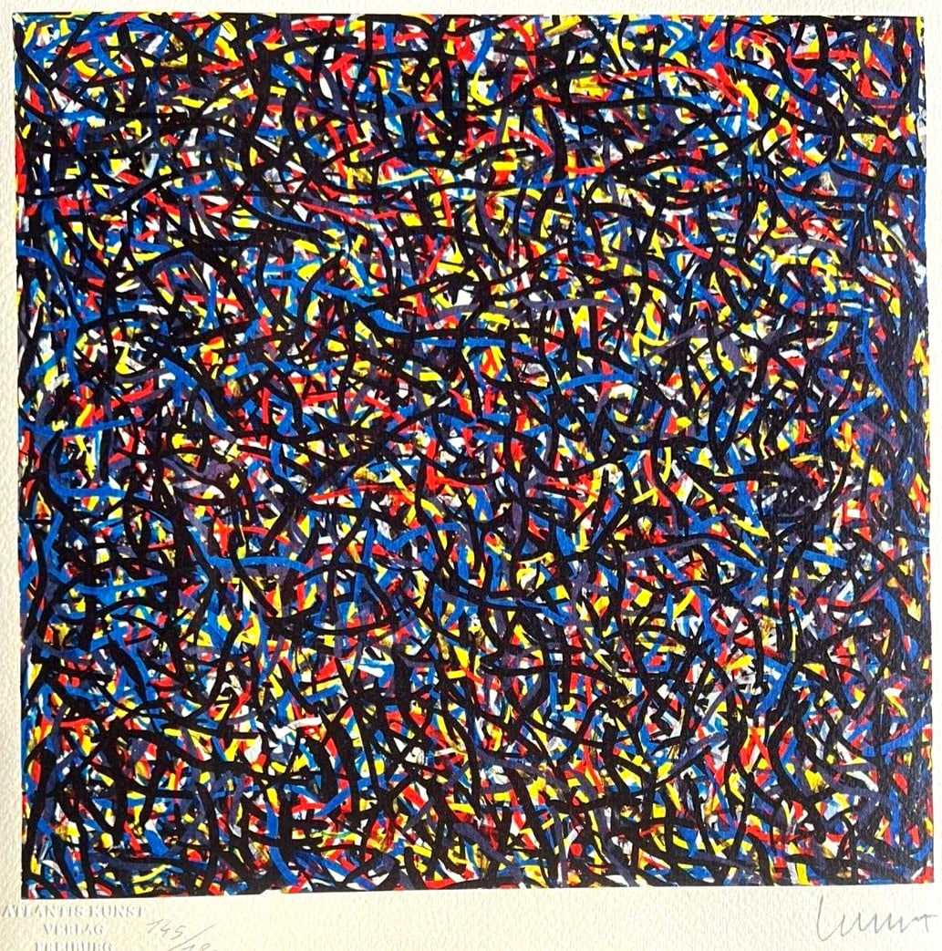 Sol Lewitt Lithograph Original COA Hand Signed (1 of 12)