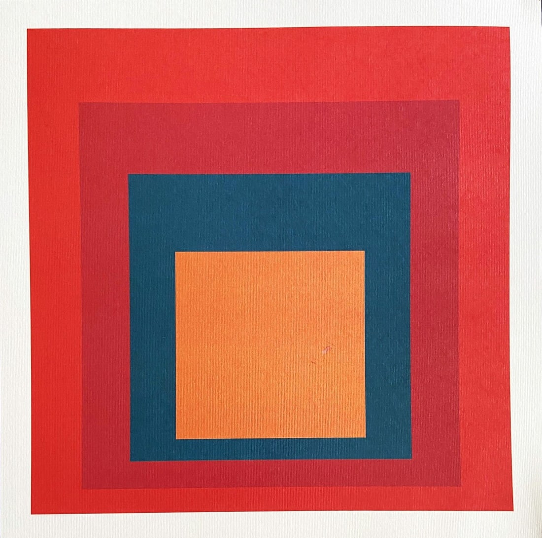 Josef Albers Lithograph Guggenheim Mum COA (1 of 3)