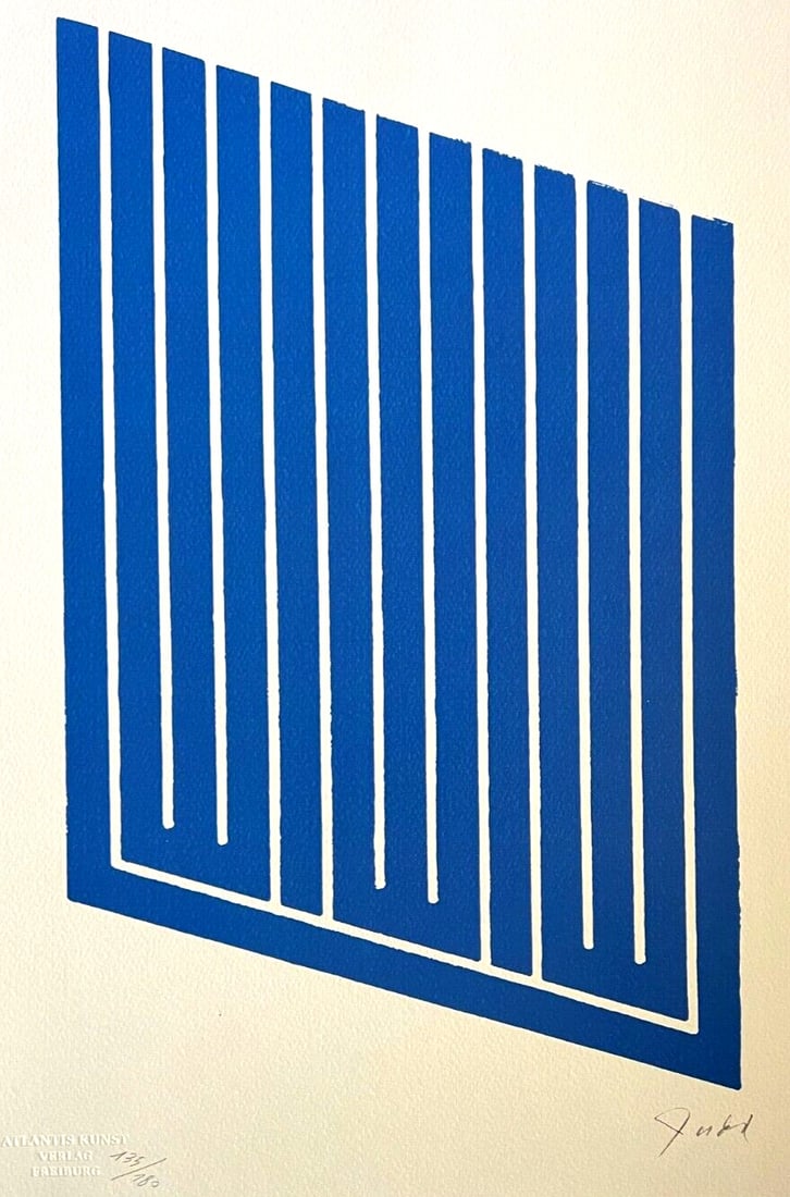 Donald Judd Lithograph [Original Signed COA] (1 of 10)