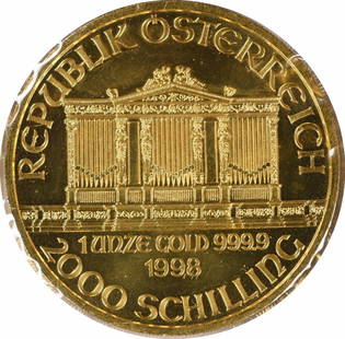 1998 Austria 2000 Schilling Philharmonic BU: Certification: Uncertified Year: 1998 Composition: Gold Circulated/Uncirculated: Uncirculated Grade: BU At SEUYCO, we strive to provide detailed and accurate descriptions of all items listed for