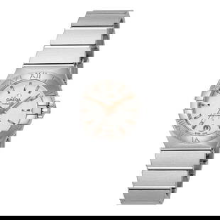 OMEGA Constellation Automatic 127.10.27.20.02.001: Series: Constellation Gender: Women"s Clasp: Butterfly Case Diameter: 27 mm Bezel: Fixed Handedness: Left Band Width: 17 mm Caseback: Transparent Case Size: 27 mm Water Resistance: 100 meters / 330