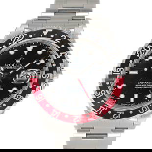 ROLEX Gmt Master 2 16710 Black Case Size 40mm: Case Material: NA Movement: NA Type: Wristwatch Band Size: 19.5cm Case Size: 40mm Band Material: Ss (Stainless Steel) Color: Black At SEUYCO, we strive to provide detailed and accurate