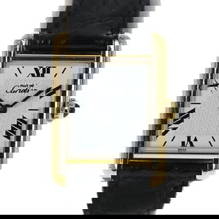 CARTIER Mast Tank Sm 1613 White Case Size 2029mm: Case Material: NA Movement: NA Type: Wristwatch Band Size: 15.0cm Case Size: 20x29mm Band Material: Sv925 (Gold Plated) Color: White At SEUYCO, we strive to provide detailed and accurate