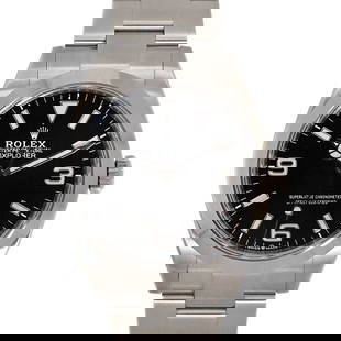 ROLEX Explorer 1 224270 Black Case: 40.0mm Men's: Type: Wristwatch At SEUYCO, we strive to provide detailed and accurate descriptions of all items listed for auction. The condition of each item is carefully evaluated by our expert partners. We