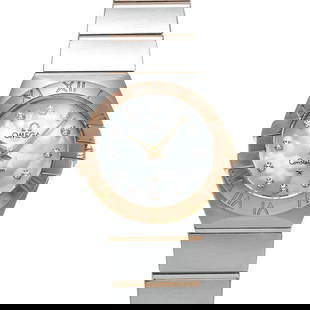 OMEGA Constellation 123.20.24.60.55.001 White: Type: Wristwatch Band Size: 14cm Case Size: 24x24mm Movement: Quartz Band Material: Stainless Case Material: Sapphire Crystal Color: White At SEUYCO, we strive to provide detailed and accurate