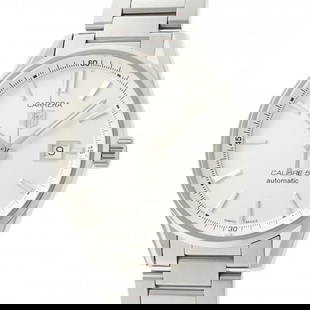 TAG Heuer Carrera Caliber 5 WAR211B.BA0782: Dial Color: Silver Case Size: 3.9cm (excluding crown) Case Thickness: 1.0cm Material: SS Band Color: silver Maximum Band Width (Cm): 1.8cm Weight: 132g (band included) Movement: automatic winding