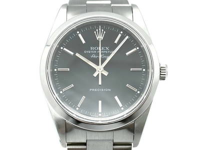 ROLEX Y# Air-King 14000M SS Black Unisex Automatic