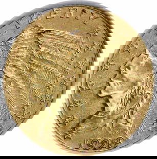 1928 $2.50 Gold Indian AU Slider Uncertified #1126: Certification: Uncertified Circulated/Uncirculated: Circulated Year: 1928 Mint Location: Philadelphia Fineness: 0.9 Km Number: 128 Denomination: $2.50 Grade: AU Composition: 90% Gold 10% Copper