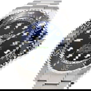 ROLEX 126660 Men's Watch: Case Material: NA Type: Wristwatch Band Size: 19.6cm Case Size: 44mm Movement: Automatic Band Material: Stainless Steel Titanium Ceramic Color: Blue At SEUYCO, we strive to provide detailed and