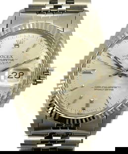ROLEX DATEJUST 36 Ref.16014: Case Size (Mm): 36 Dial Size: 36mm x 43mm Max Wrist Size: 17cm Type: Wrist watch At SEUYCO, we strive to provide detailed and accurate descriptions of all items listed for auction. The condition