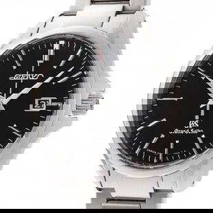 Grand SEIKO Master Shop Limited Edition SBGX083: Dial Color: Black Case Size: 3.8cm (excluding crown) Case Thickness: 0.9cm Material: SS Band Color: silver Maximum Band Width (Cm): 1.8cm Weight: 127g (band included) Movement: quartz Type: Wrist