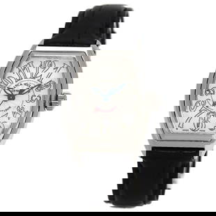 FRANCK MULLER Conquistador Watches 8002LSC: Style: Watches Material: Stainless Steel Display: Analog display Movement: Mechanical Automatic Type: Wristwatch Exterior Color: Silver At SEUYCO, we strive to provide detailed and accurate