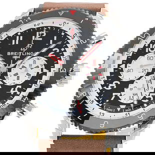 BREITLING YB04451A1B1X1 Men's Watch: Case Material: NA Type: Wristwatch Band Size: 20.5cm Case Size: 46mm Movement: Automatic Band Material: Stainless Steel Cowhide Belt Color: Black At SEUYCO, we strive to provide detailed and